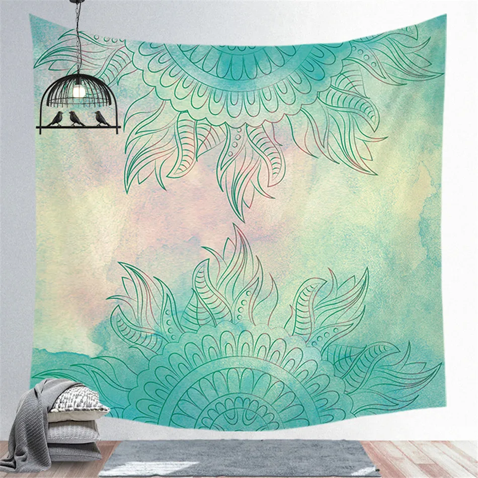 

Fuwatacchi Mandala Tapestry Wall Hanging Bedspread Throw Cover Bohemian Beach Mat Table Cloths Home Art Decor Blanket Tapestrise