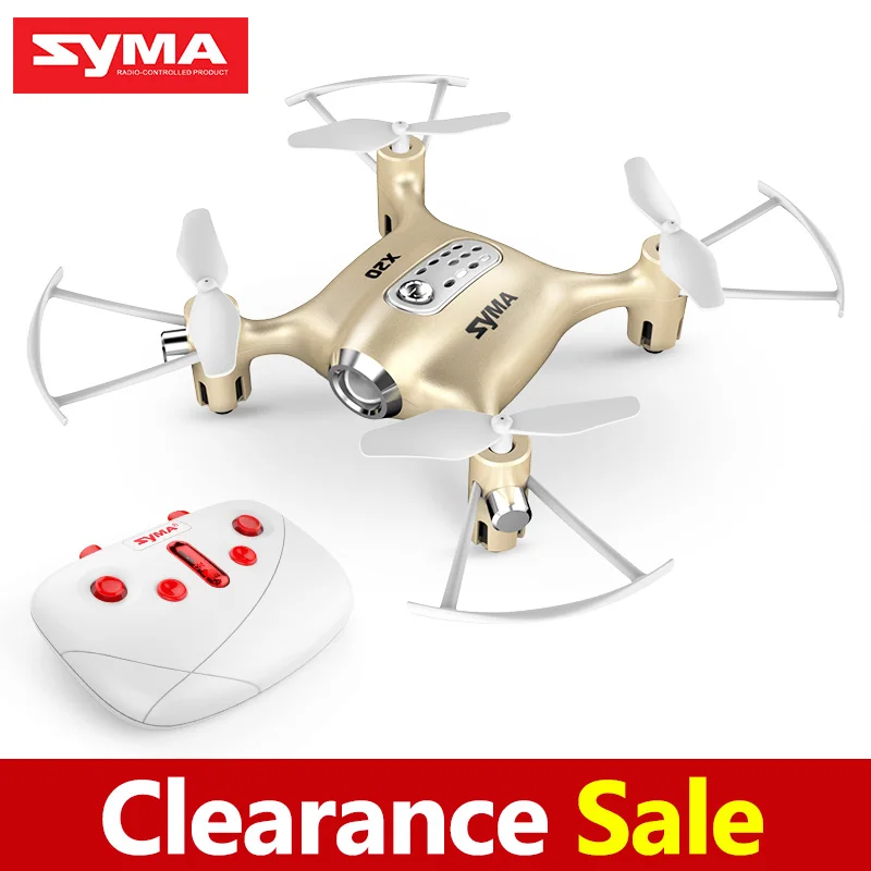 Мини Дрон с дистанционным управлением Квадрокоптер SYMA X20 2 4G 4CH 6 aixs Gyro RTF