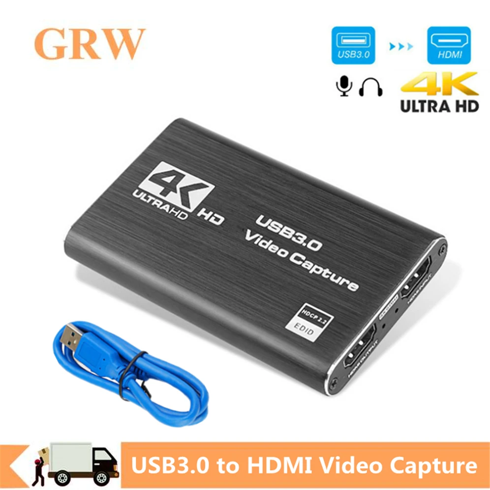

Видеорегистратор Grwibeou 4K, USB 3,0, 1080P, 60 кадров/с