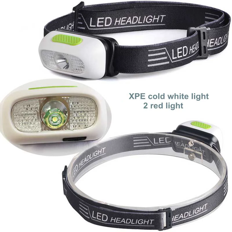 TOPCOM 1000lm Mini Rechargeable LED Headlamp Motion Sensor Or Red LED USB Headlight Camping Flashlight Torch Lamp