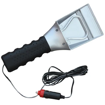 

Electric Heated Car Ice Scraper Automobiles C-Igarette Lighter Snow Removal Shovel Windshield Glass Defrost Clean Tools