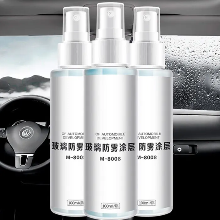 Car Glass Anti-fog Agent Spray Fog Proof Cleaning Tool@LS