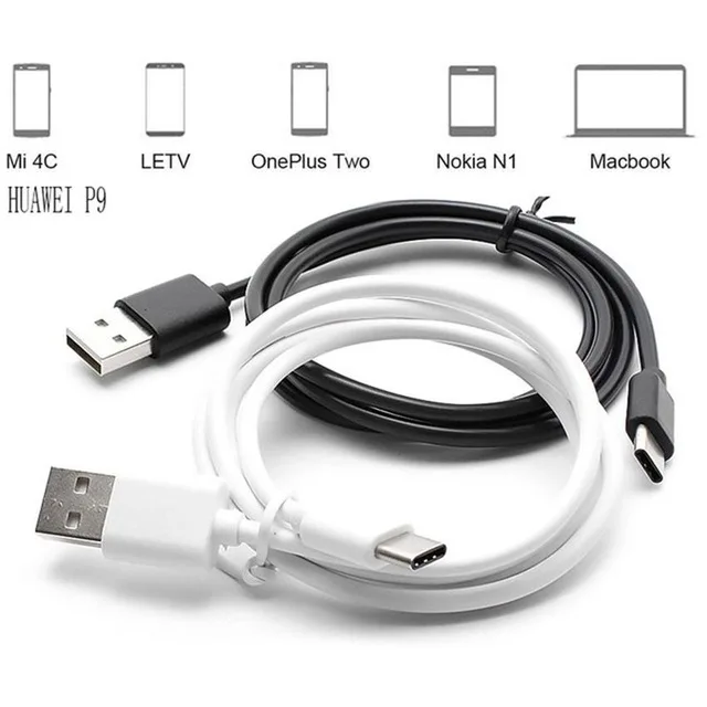 1 м 3 фута type USB C кабель для huawei mate 9 P9 honor OnePlus 2/3 XiaoMi ZUK Z1 Letv телефон USB кабель синхронизации данных 0,25 м 2 м 3M 100 шт