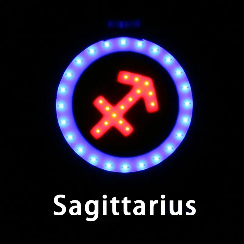 Sagittarius Колеса до 12 Созвездие свет Водонепроницаемый Велоспорт свет велосипед свет задний Usb подсветка задний фонарь горный велосипед задние фары велосипеда - Цвет: Sagittarius