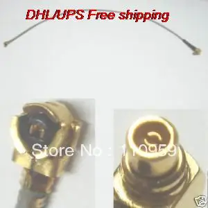 

DHL/EMS Hot 100 pcs RP MMCX Male Jack Right Angle to IPX U Fi 1 13 Pigtail-A2