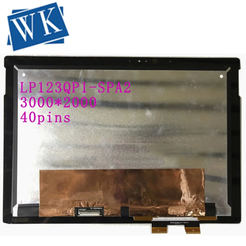 

Free Shipping 12.3''LCD LED Touch Screen Digitizer Assembly LP123QP1-SPA2 For HP Laptop Lcd Screen 3000*2000 EDP 40 Pins