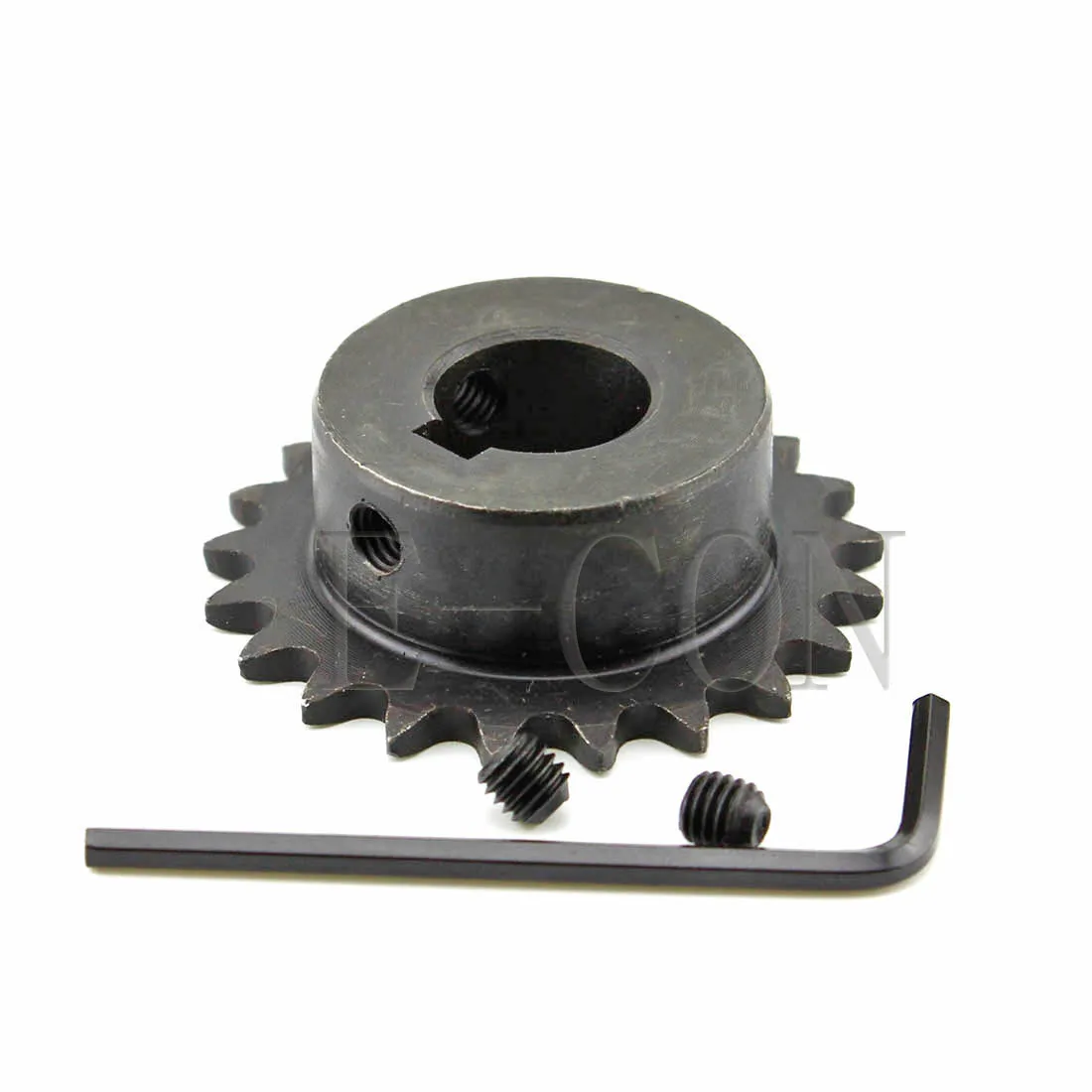 04C 20 Teeth Sprocket Bore 18mm with 6mm keyway Metal Pilot Motor Gear