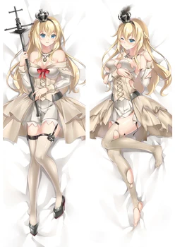

Kantai Collection Old Lady Warspite Pillow Case Otaku Peach skin 2 Way Body pillowcase Anime Fans Hugging Body Pillow Cover Case