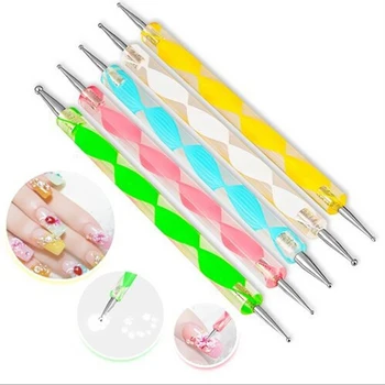 

Double-end Nail Dotting Pen Nail Rhinestone Tool Pen Wax Pen Pencil Embossing Gem Crystal Rhinestone Applicator Tool Picker