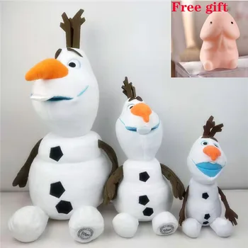 

Movies Frozen Olaf Plush Toy Cartoon Snowman Plush Doll Princess Elsa Anna Soft Stuffed Brinquedos Juguetes Kid Gift