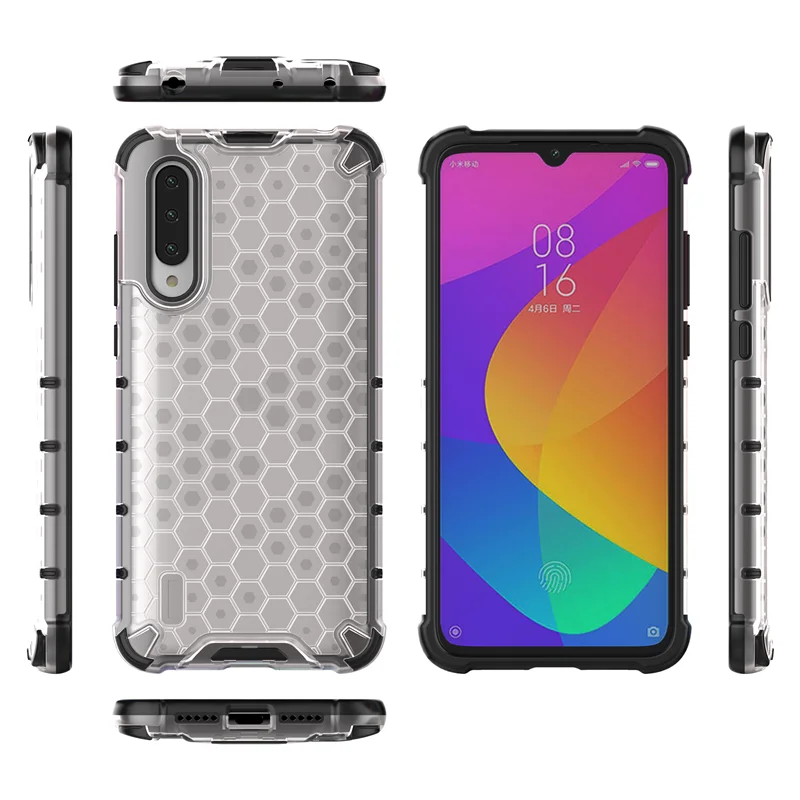 Чехол для Xiaomi Mi A3 Новый Прозрачный Прочный гибридный защитный чехол Lite