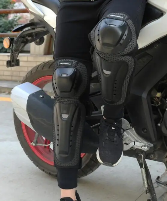 Кроссовый мотоцикл kneeguard четыре сезона ветрозащитный для езды Защита ног и защита от Краш четыре части гонок байкер