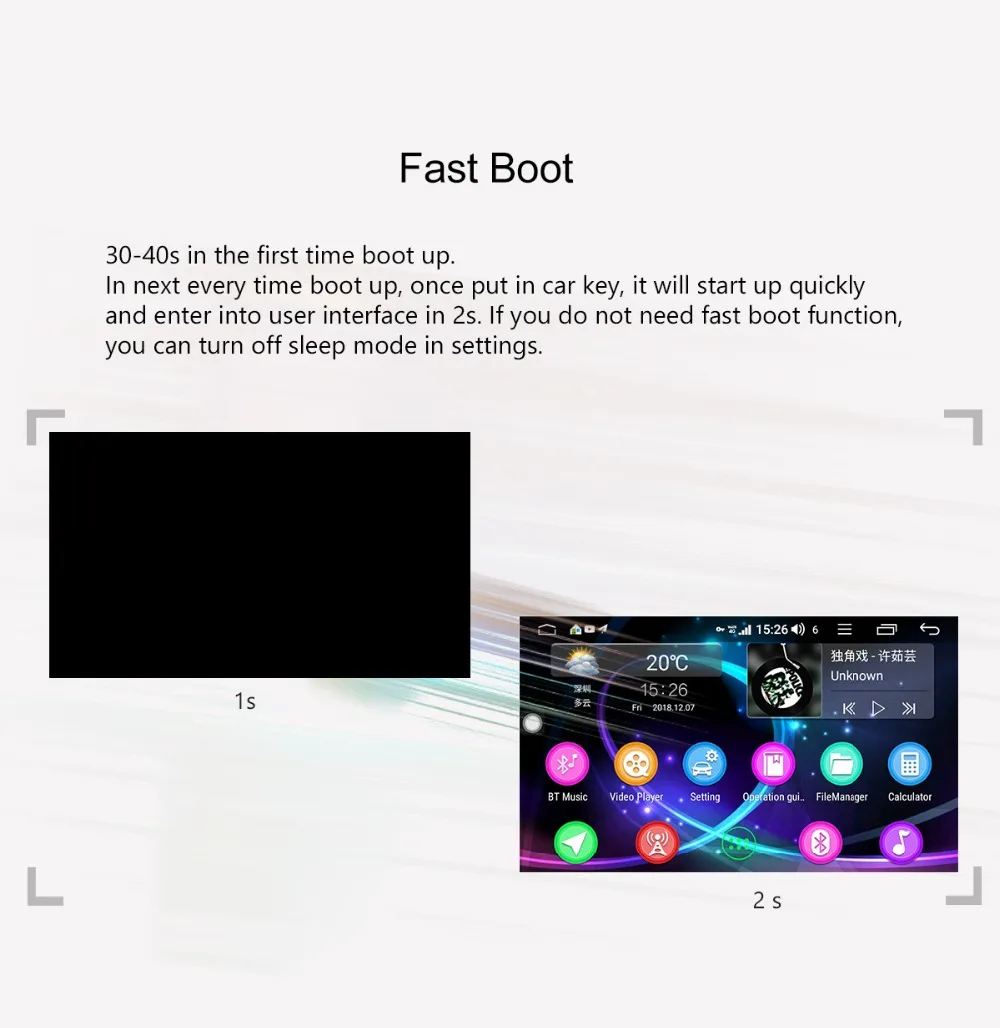 Flash Deal JOYING 2 din car radio Android 8.1 Octa Core 8 inch 1024*600 Support 4G fast boot DSP SWC GPS Navigation universal car radio HD 15