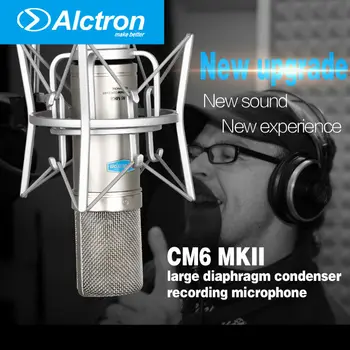 

Alctron CM6 MKII Condenser Microphone Capacitor Microfone Cardioid Large Diaphragm Microfono Studio Computer Mic