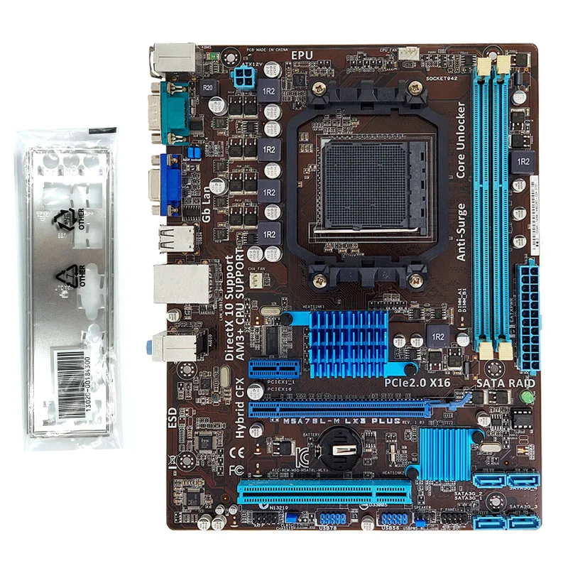 

FOR Asus M5A78L-M LX3 PLUS Desktop Motherboard 760G 780L Socket AM3+ DDR3 16G Micro ATX Used Mainboard 100% tested intact