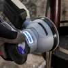 WORKPRO 300W Random Sander with Variable Speed Random Orbit Sander with 10PC sandpaper Dust exhaust and Hybrid dust canister 4