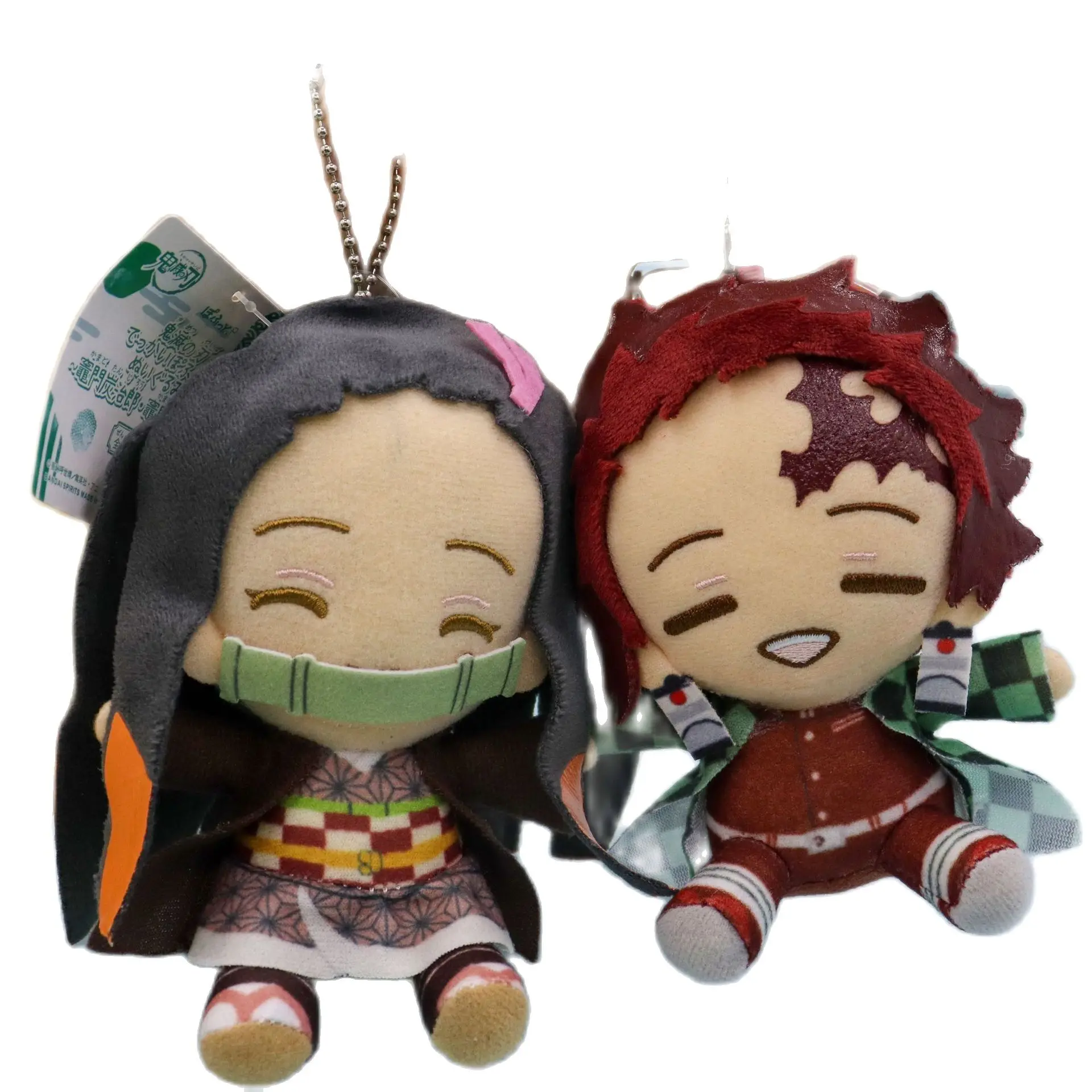 wholesale 20pcs/lot 5 inches Anime Demon Slayer Plush Toys Cute Kimetsu No Yaiba Zenitsu Stuffed Dolls Gifts small pendants | Игрушки и