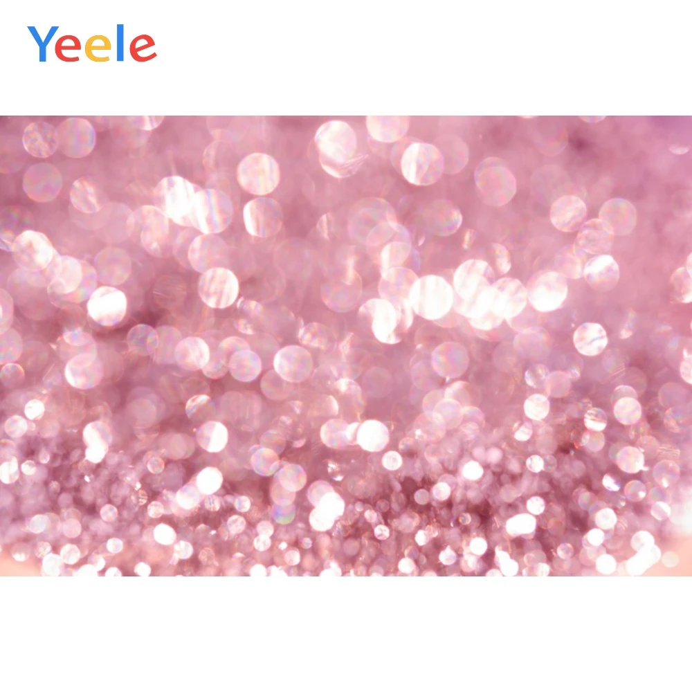 Yeele фотозона розовый светильник боке блестки мечтатвечерние портрет фотографии