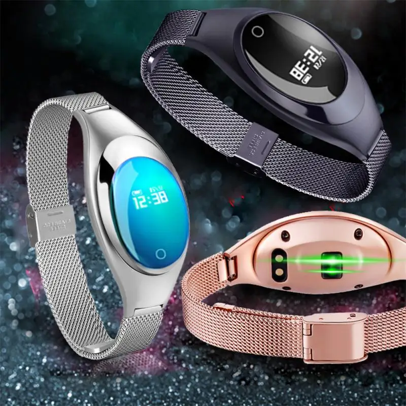 

Women Smart Watch Bluetooth Fitness Armband Tracker Bluetooth Smart Wristband Fitness Bracelet IP67 Waterproof