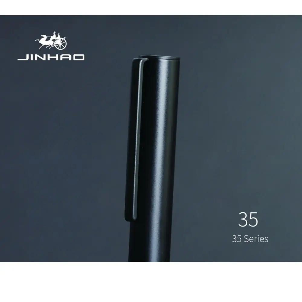 Ручка перьевая Jinhao со стальным корпусом и экстра тонким наконечником карандаш с