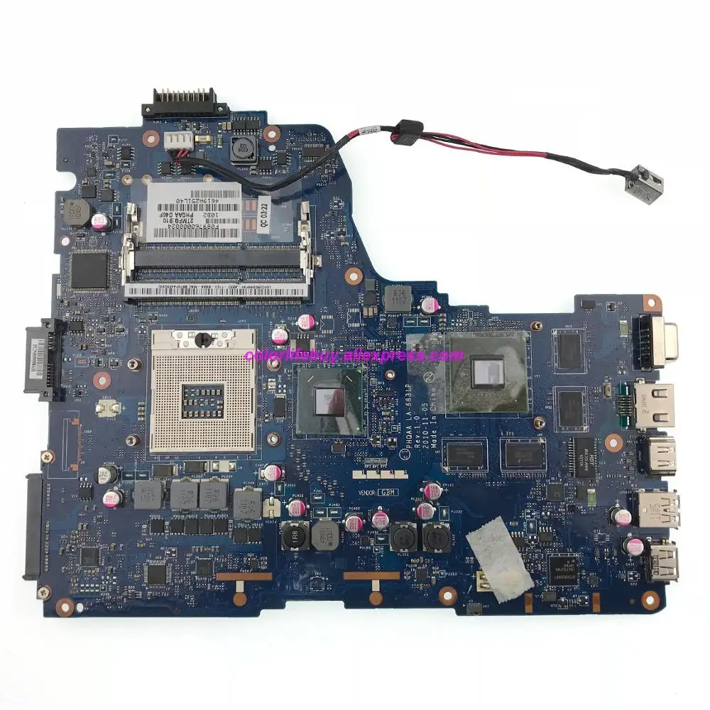 Натуральная K000125700 PHQAA LA-6831P материнская плата для ноутбука Toshiba Satellite P750 P755 A660 A665