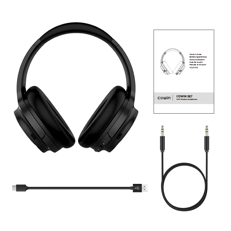 COWIN Apt-X наушники беспроводные Bluetooth 5,0 без потерь музыка ANC гарнитура компьютер путешествия открытый шумоподавление наушники
