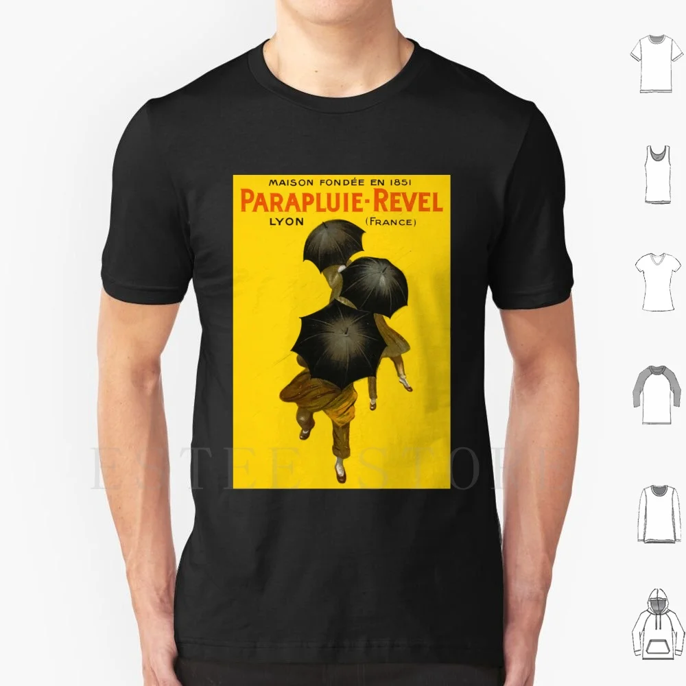 Leonetto Cappielle-Parapluie-Revel, 1922 , Art Deco Poster T Shirt Uomo Cotone 6Xl 1920 1930 1920S 1930S Art Art Art Art