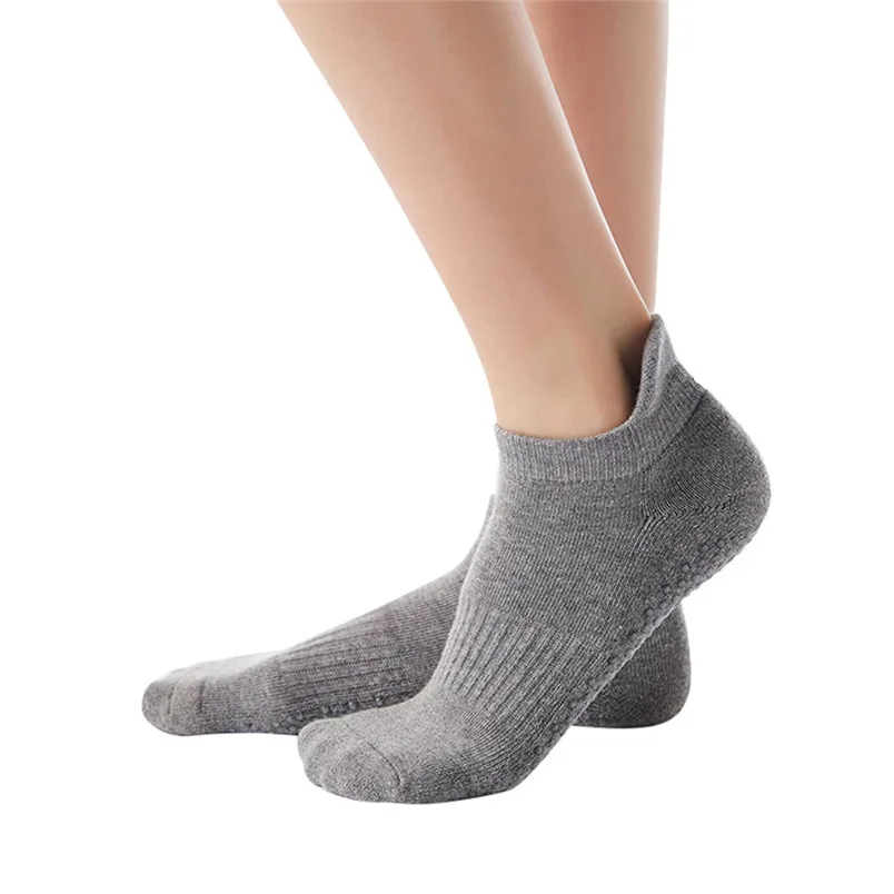 Нескользящие, для йоги носки для Для женщин противоскользящая Барр носки для фитнеса с ручками для Для женщин спортивные палец носки 30SE10