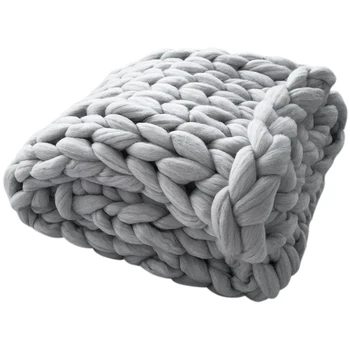 

Chunky Knit Blanket Handmade By Soft Knitting Throw Bed Bedroom Decor Bulky Sofa Sofa Decor Air Conditioner Blanket Sofa Blanket