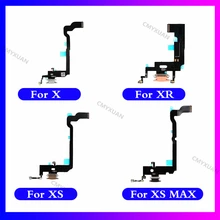 

USB Port Charger Dock Connector Mic Charging Flex Cable For iPhone X XR XS Max Dock Charging Flex