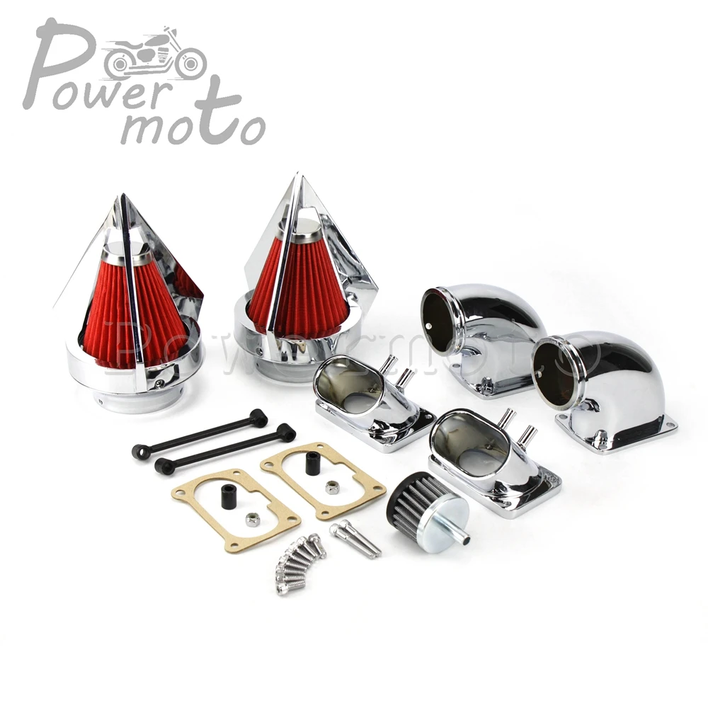 Воздушный фильтр для мотоцикла для Suzuki Boulevard M109 M109R INTRUDER VZR 1800 2006 2007-2012 хром моющийся воздухозаборник