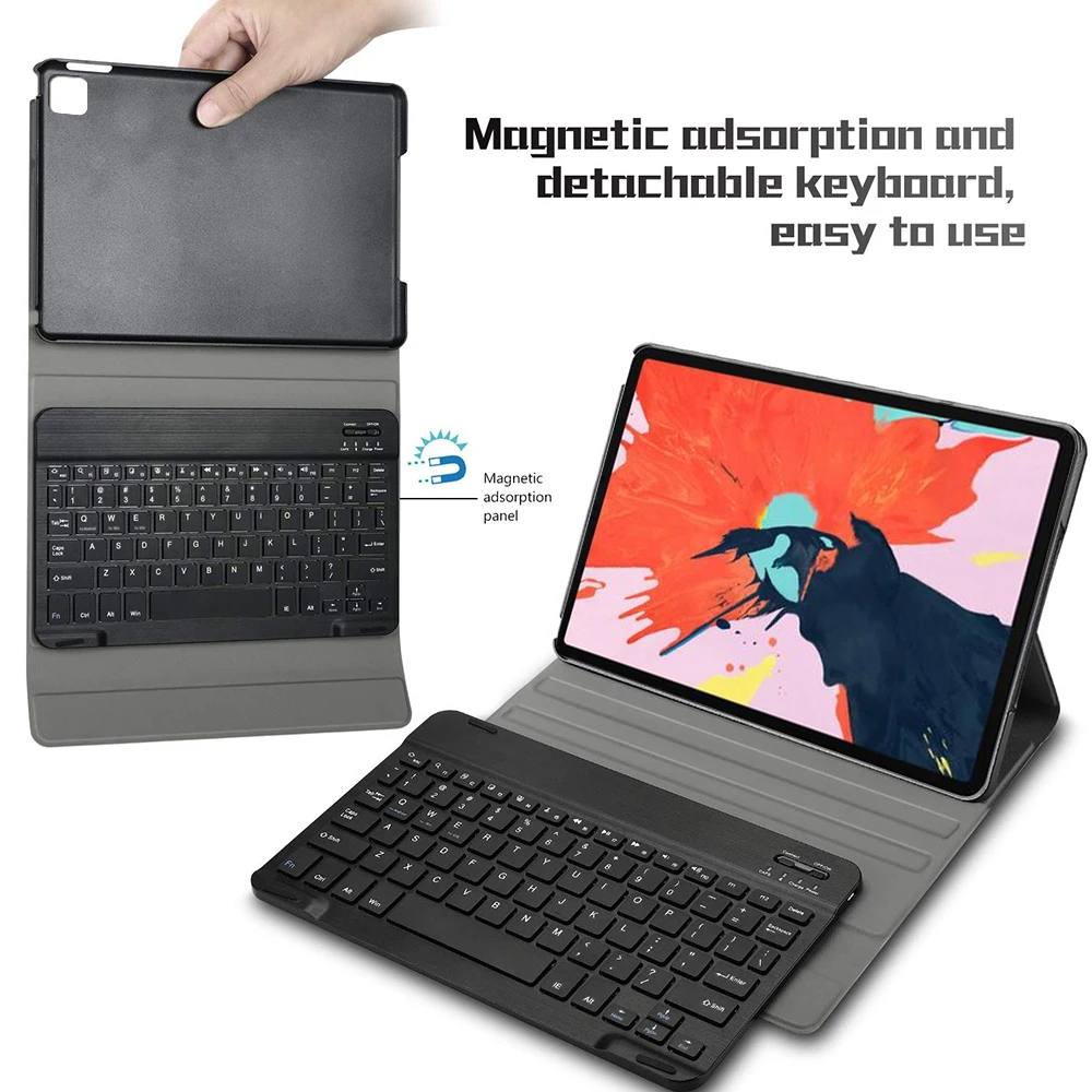 Сенсорная американская клавиатура для iPad Pro 11 дюймов Сенсорная панель Bluetooth клавиатура+ комплект из искусственной кожи чехол для планшета защитный чехол