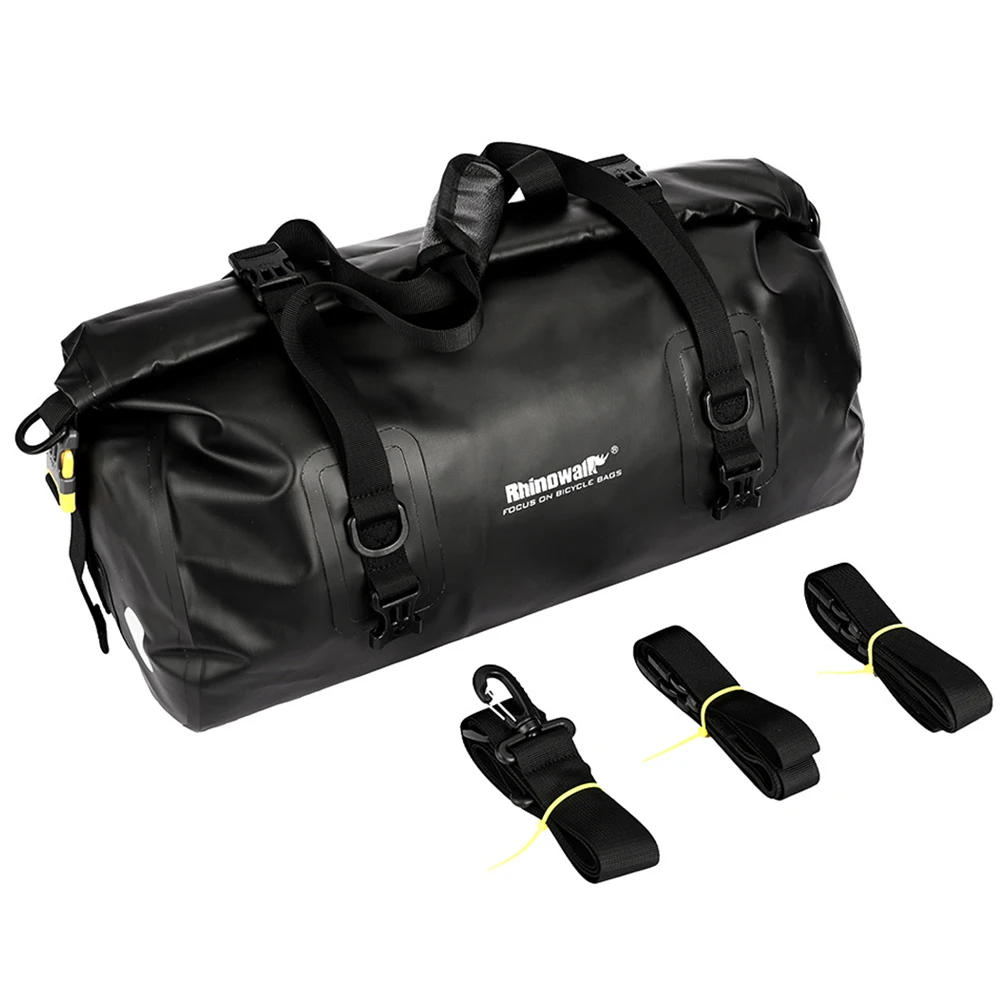 

Rear Seat Bicycle Panniers Reflective Tape Cycling Full Waterproof Outdoors Gym Bag Camping Storage Travel Luggage Handbag