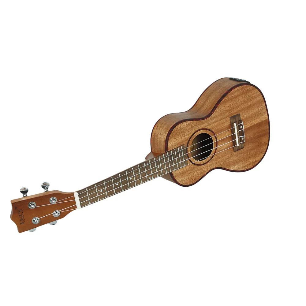 2" Гавайские гитары укулеле Ukelele Uke комплект Sapele Дерево с ЖК эквалайзером включая сумку для переноски Капо струны ремень палец maraca Ткань для очистки