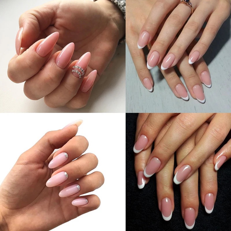 MSHARE 250g Clear Builder Nail Extension Gel Transparent Thick Low Burning For Nail Extension Camouflage UV Led 4