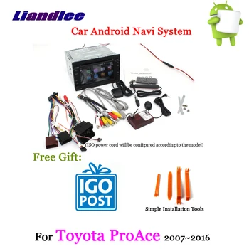 

Liandlee Android 8 UP For Toyota ProAce 2007~2016 Stereo Car Radio Carplay Camera Wifi BT CD DVD GPS Map Navi Navigation System