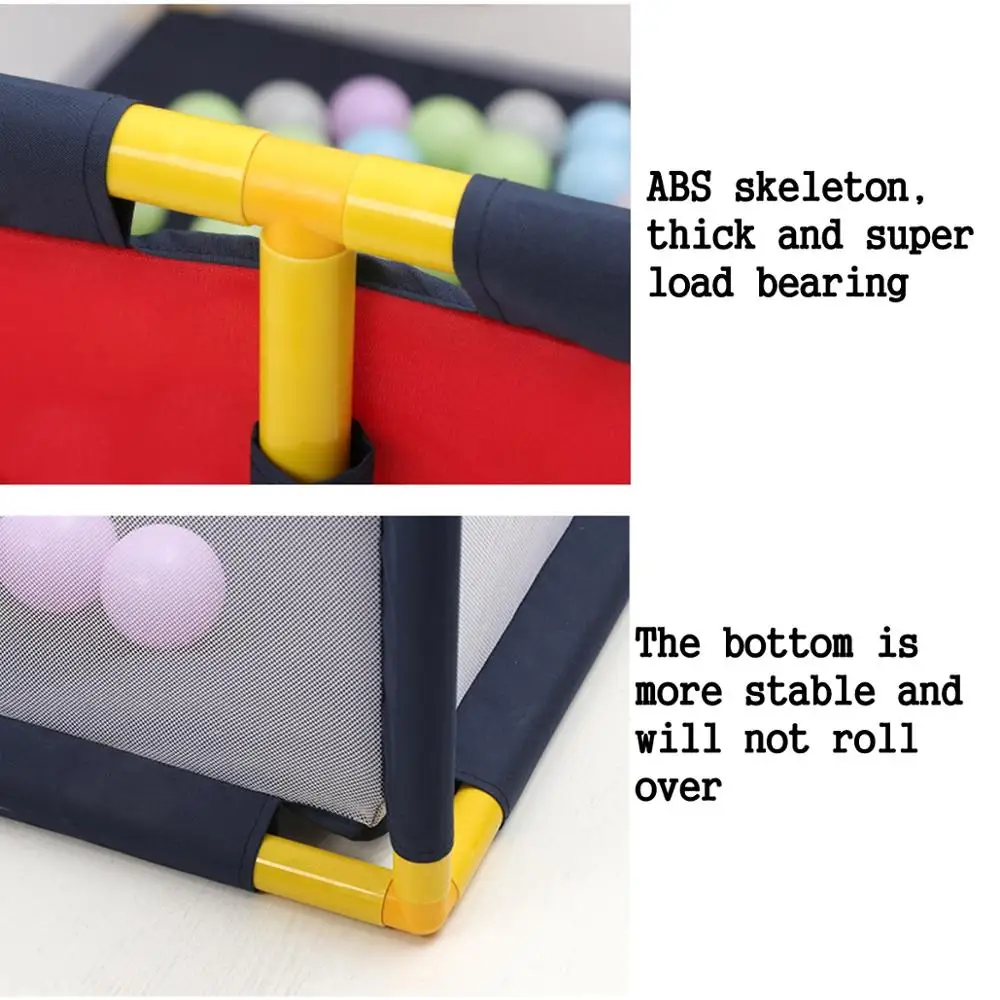 Baby Playpen Dry Pool With Balls Baby Fence Indoor Outdoor Playpen For Newborn Baby Activity Supplies Safety Barrier Bed Fence