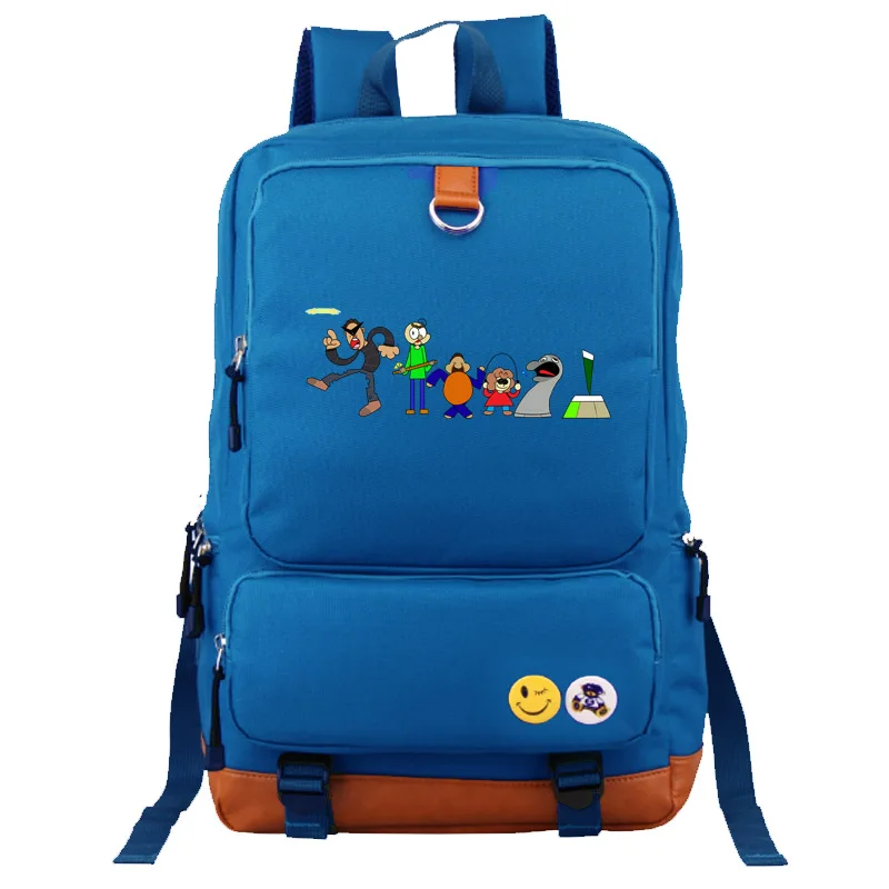 Школьный студенческий рюкзак Baldi Basics - Цвет: style1 blue