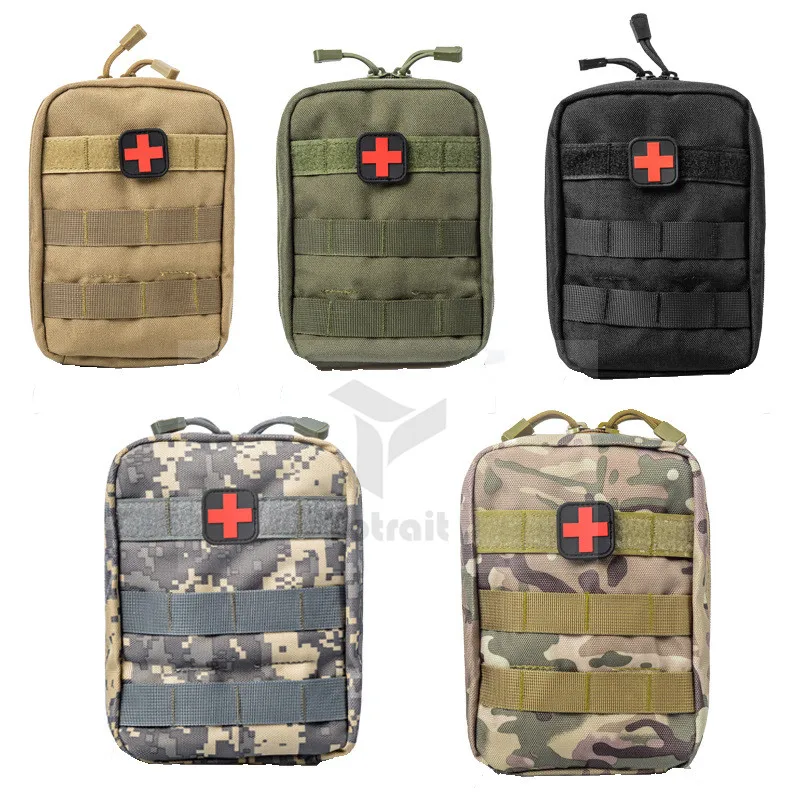 

TOtrait First Aid Bag Hunting Outdoor Camping multi-function Tactical Medical Pouch Emergency Survival Kit small medical Package