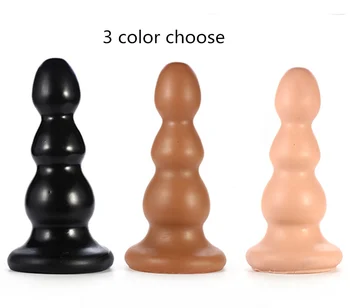 Super Huge Pagoda Anal Dilator Expander 3color Big Balls Anal Beads Butt Plug G Spot Stimulator Sex Toys For Woman/ Men Buttplug 6