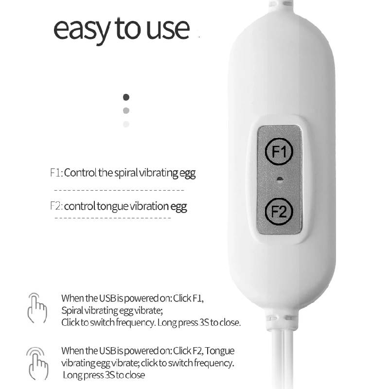 Новые Двойные вибрационные яйцо Вибраторы для языка USB Power G spot массажный лижет