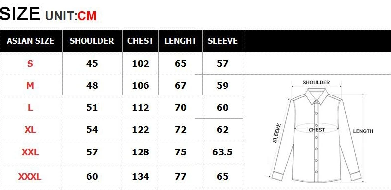 dc shoes size chart