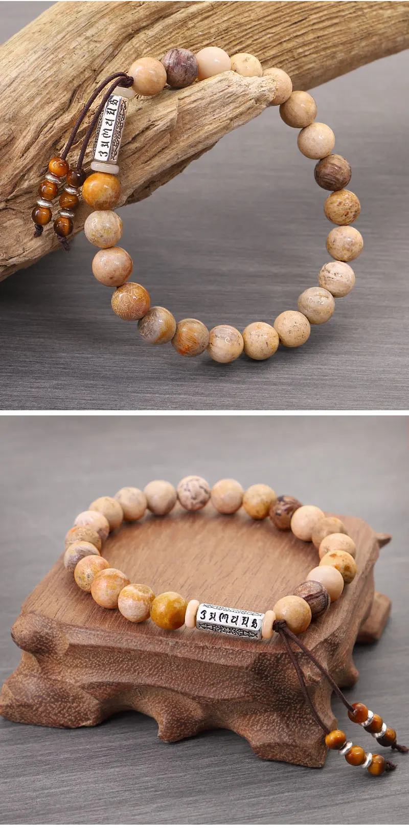 Bracelet traditionnel bouddhiste tibétain