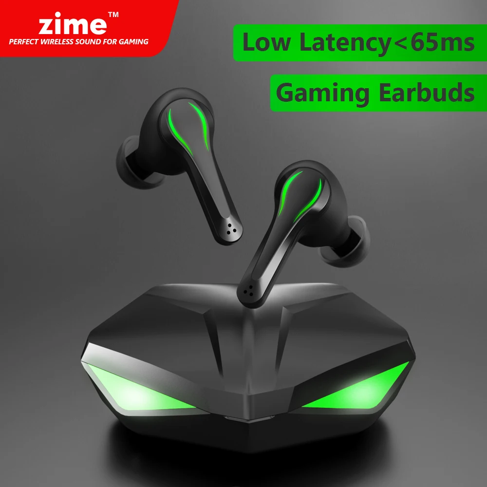 Zime Winner Gaming Earbuds 65ms Low Latency TWS Bluetooth Earphone with