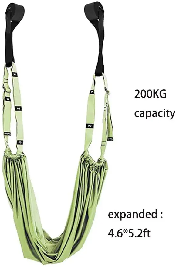 Indoor Aerial Yoga Strap Set Fitness Equipment Yoga Sling Fitness Resistance Bands for Slimming Block Strap Home Gym Yoga Mat