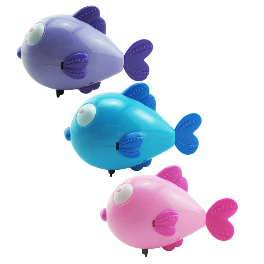 Cute Swimming Fish Dolphin Crocodile Pool Wind Up Toys For Baby Kids Bath Bathtub Time Funny Cute Bath Toy Random Color#30