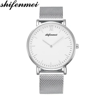

Shifenmei Women Watch Fashion Sport Watches Ladies Stainless Steel Mesh Waterproof Quartz Casual Wristwatch Relogio Feminino