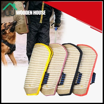 

Dog Training Sleeve Extra Thickness Bite Tug Jute Bite Sleeve For Training Large Dog Work Dogs Shepherd Accessories Supplies