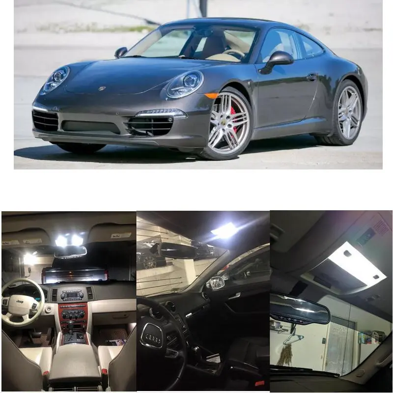 Luci Led Interne Per 2012 Porsche 911 (991) 911 (997) 911 Boxster Cayenne Panamera Cayman