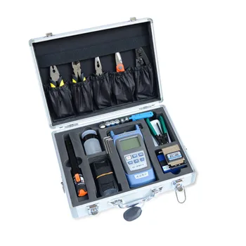 Price 25 In 1 FTTH Instrument Case 10km Vfl Fiber Optic Tool Bag And Power Meter ,strippers Fiber Optic Tools Kits